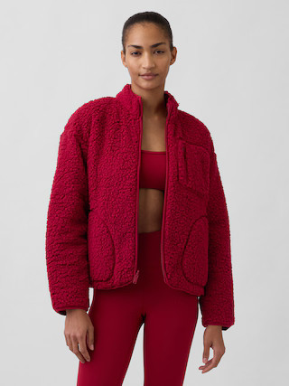 GapFit Reversible Sherpa Jacket | Gap (CA)