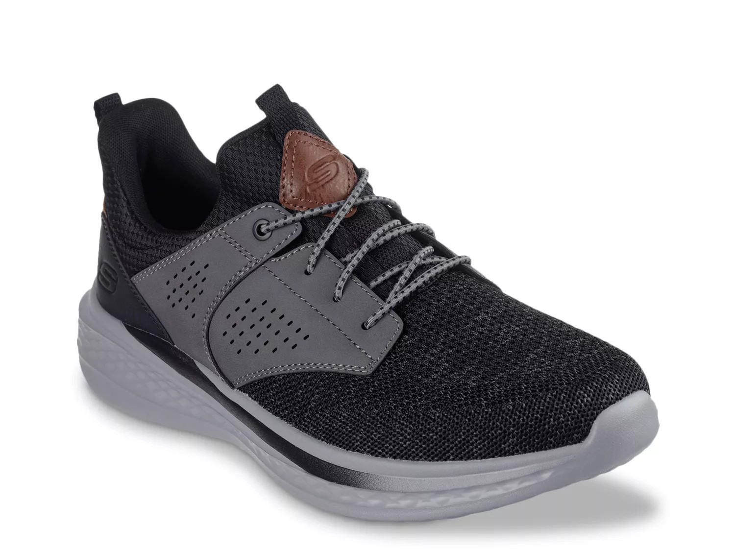Skechers Wide Width Slade Breyer Sneaker | Men's | Black | Size 7.5 | Sneakers | DSW