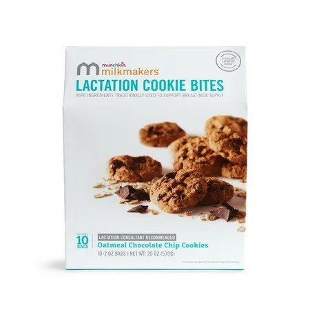 Milkmakers Chocolate Chip Lactation Cookie Bites, 10 Count | Walmart (US)