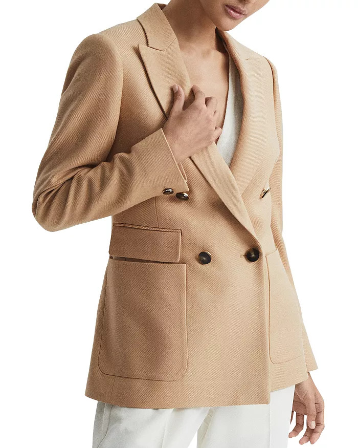 Larsson Double Breasted Twill Jacket | Bloomingdale's (US)