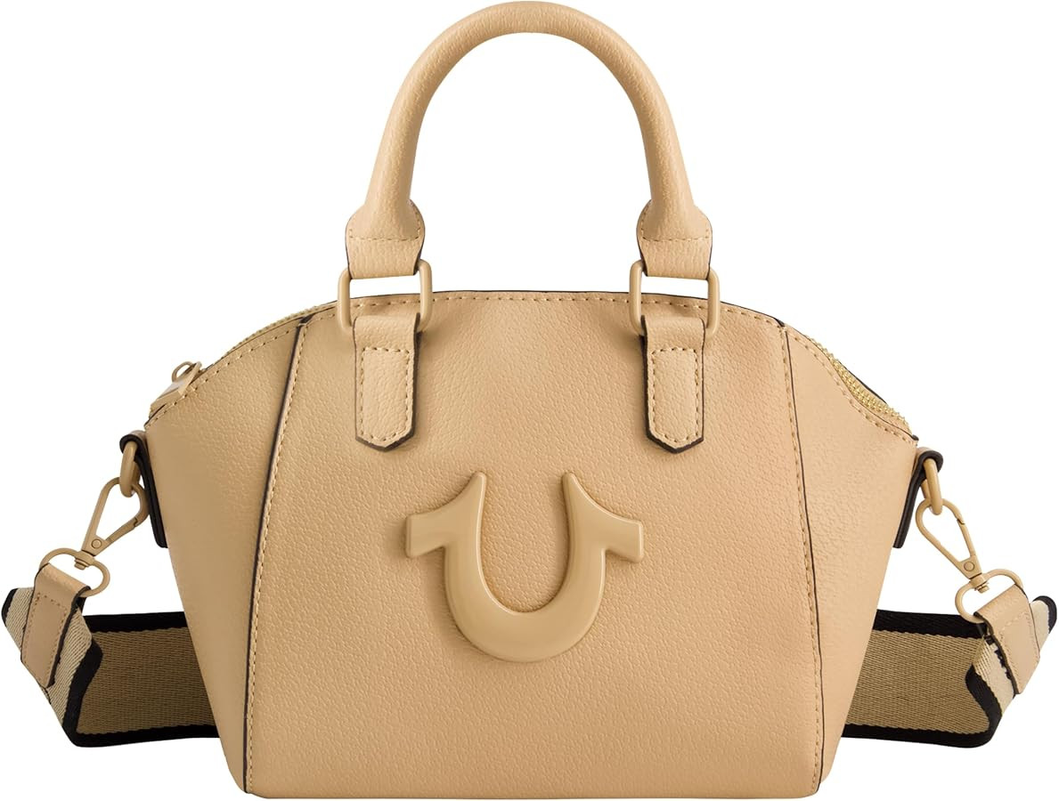 True Religion Women's Satchel Bag, Small Crossbody Purse Handbag with Adjustable Removable Should... | Amazon (US)