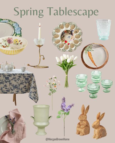 Whether you’re hosting Easter or just love a beatiful Spring table, we love the accents of this collar between Anthropologie, Etsy, Afloral, and Target! #SpringTablescape #EasterDecor #SpringDecor

#LTKSeasonal #LTKSpringSale #LTKhome
