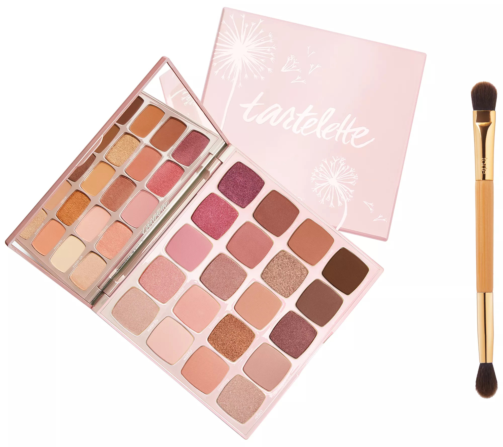 tarte tartelette Juicy Amazonian Clay Eye Shadow Palette & Brush - QVC.com | QVC