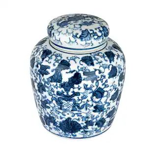 6.5'' Blue & White Ceramic Ginger Jar with Lid | Michaels | Michaels Stores