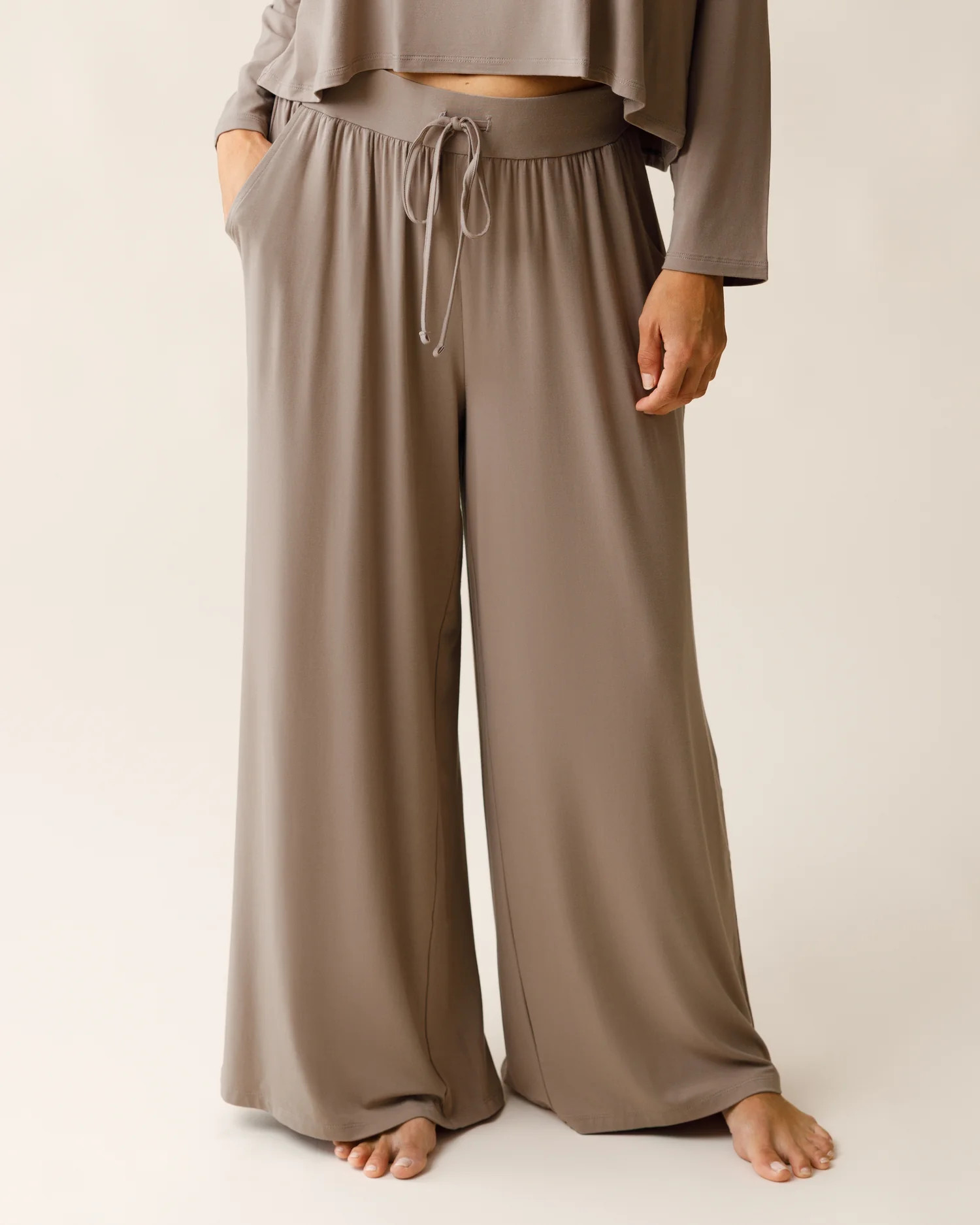 Aria Bamboo Casual Lounge Pant | Deep Burgundy - Kindred Bravely | Kindred Bravely