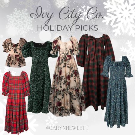 Ivy City Co dropped their holiday dress collection! Grab yours in time for holiday card photoshoots + more! 
Holiday outfits, Christmas outfits, holiday dresses, plus size, mid size, inclusive sizing ✨

#LTKstyletip #LTKHoliday