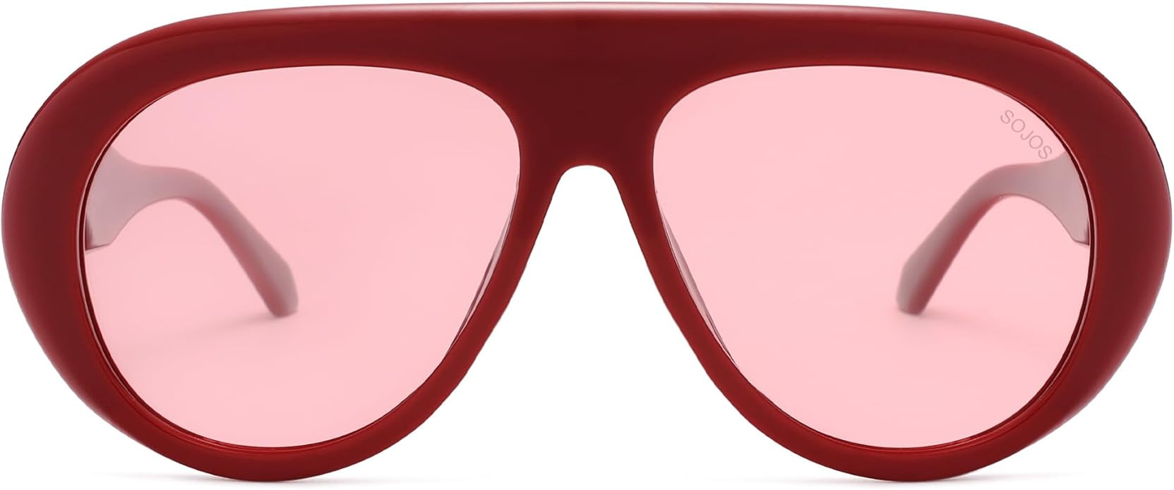 SOJOS Trendy Oversized Polarized Aviator Sunglasses Womens Men Retro Vintage 70s Style UV Protect... | Amazon (US)