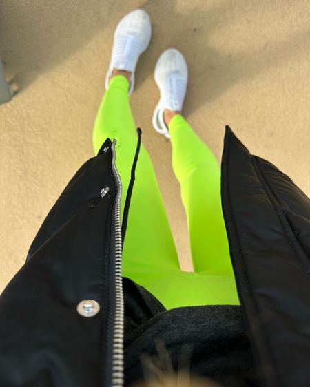 Neon Amazon leggings smallest size puffer jacket xxsp Nike no lace sneakers 

#LTKunder100 #LTKunder50 #LTKsalealert
