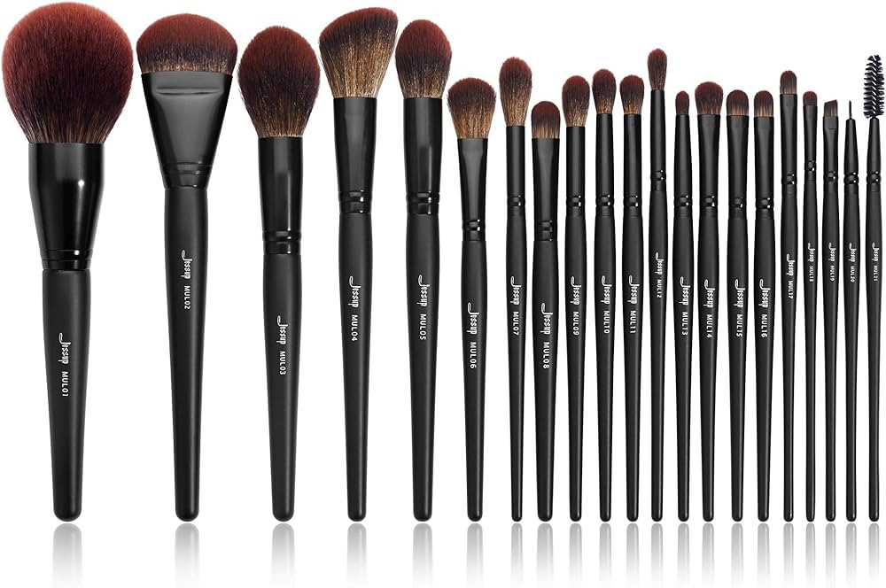 Jessup Makeup Brushes Set Premium Synthetic Powder Foundation Highlight Concealer Eyeshadow Blend... | Amazon (US)