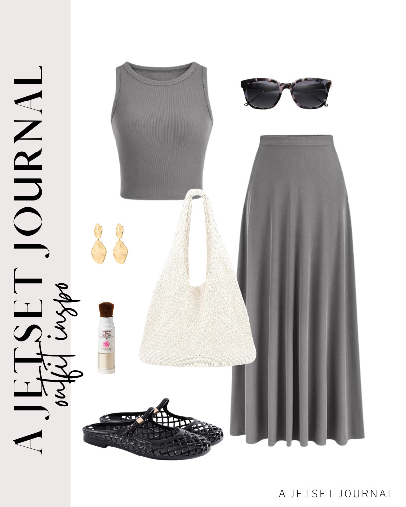 This stylish 2-piece set from PRETTYGARDEN looks perfect with these comfy Mary Jane mule flat sandals. You can carry a COOKOOKY crochet beach tote to complement the fit, then wear SOJOS retro sunglasses to complement the look.	

#LTKSeasonal #LTKSaleAlert #LTKTravel
 

 