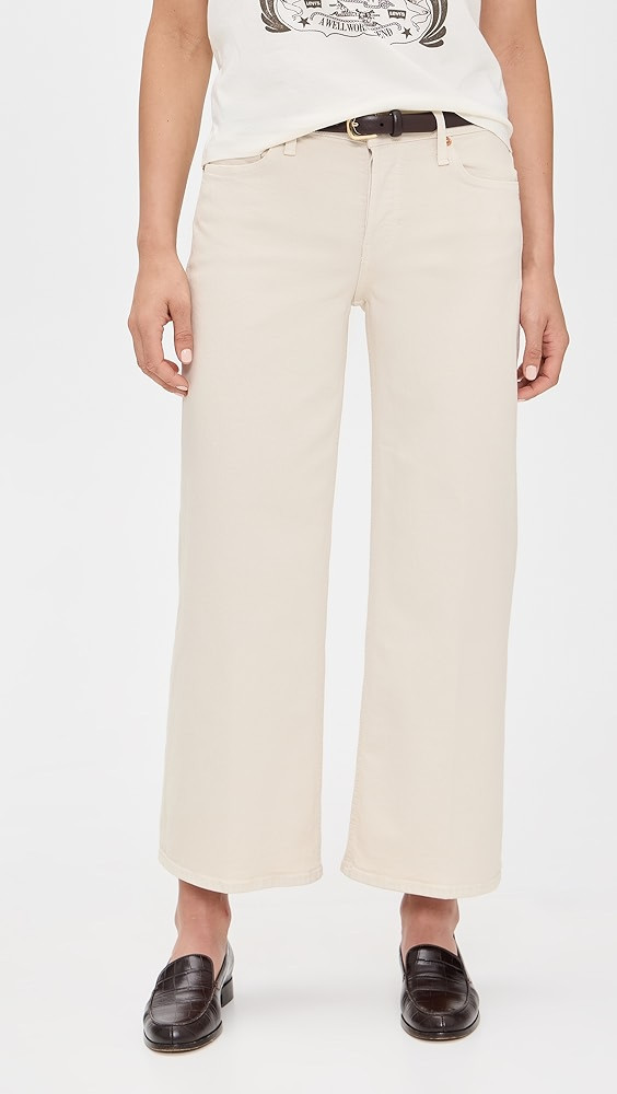 Mid Rise Wide Leg Crop Jeans | Shopbop