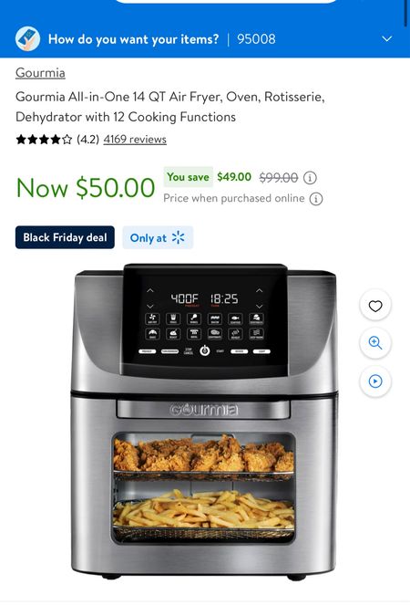 50% off air fryers with this air fryer Black Friday sale and deal! 

#LTKGiftGuide #LTKHoliday #LTKCyberWeek