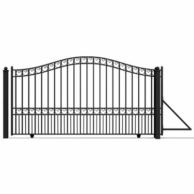 Steel Sliding Driveway Gate - PARIS Style | Wayfair North America