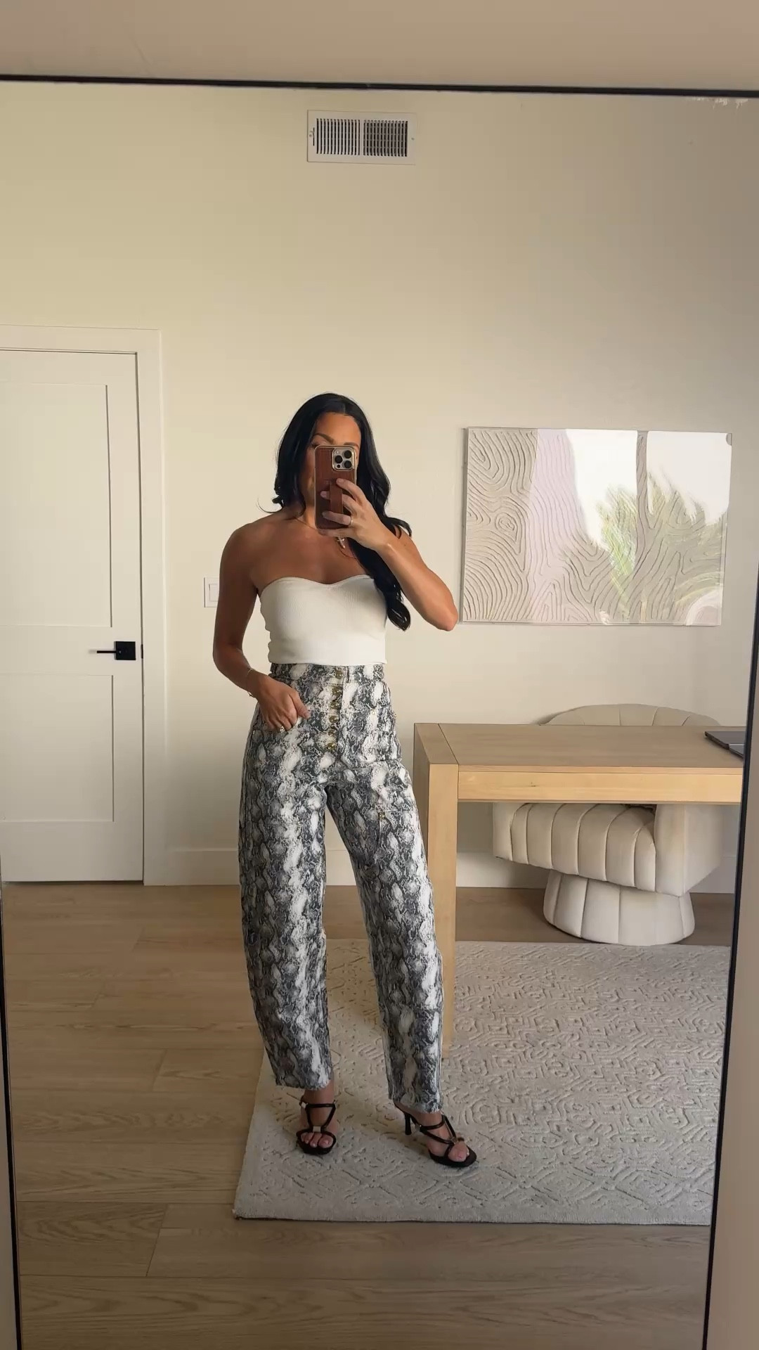 Walmart fashion outfit of the day 
Size XS tube top 
Size 0 barrel snake skin denim 

Walmart finds 


#LTKootd #LTKSeasonal #LTKWorkwear