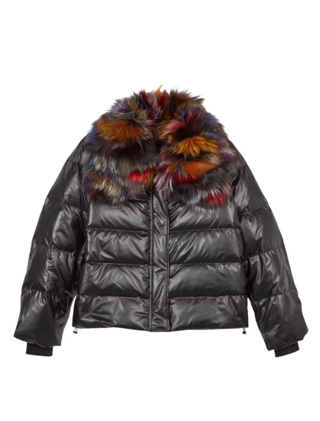 Breckenridge Puffer Jacket Black Multi | Jocelyn