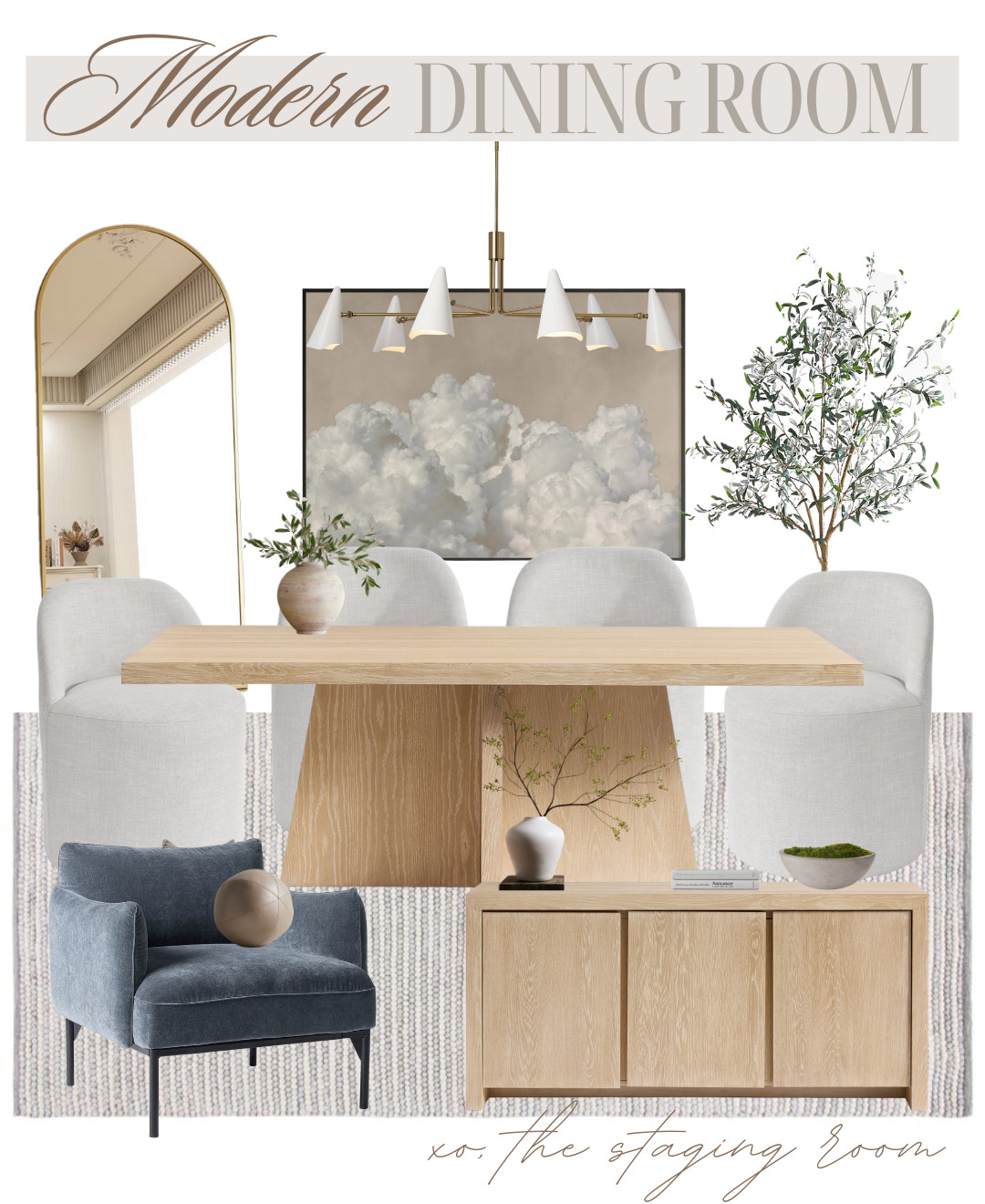 Dining room Inspo. Wood dining table. Wood sideboard. Accent chair. Arched mirror. Wall art. Etsy art. Dining chairs. Rectangular dining table. Dining room chandelier. Swivel chairs. Neutral rug. Striped rug. Home decor. Home inspo. Dining room design. Interior styling. 

#LTKstyletip #LTKsale #LTKhome