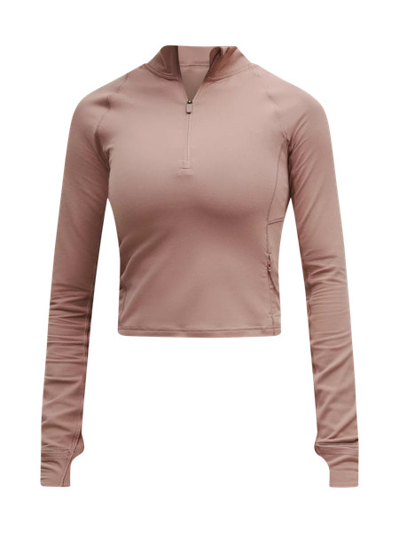 It's Rulu Cropped Half Zip | Women's Long Sleeve Shirts | lululemon | Lululemon (US)