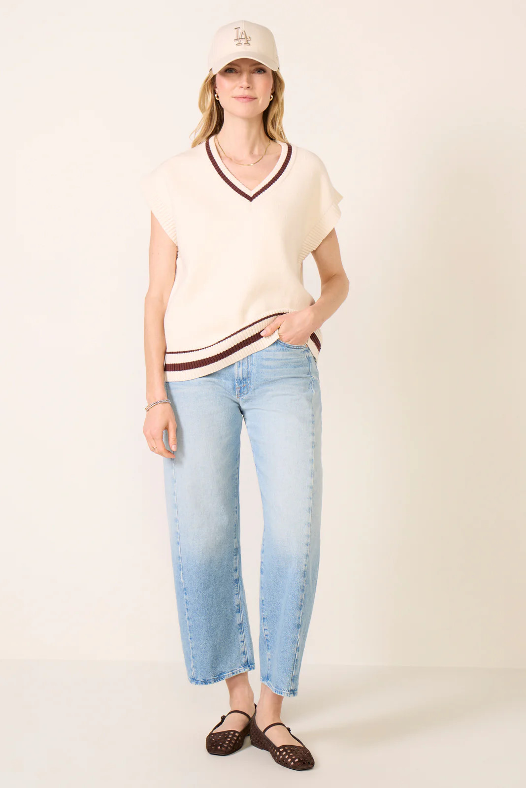 MOTHER Women's The Half-Pipe Ankle Jeans, Size 30, Blue | Evereve