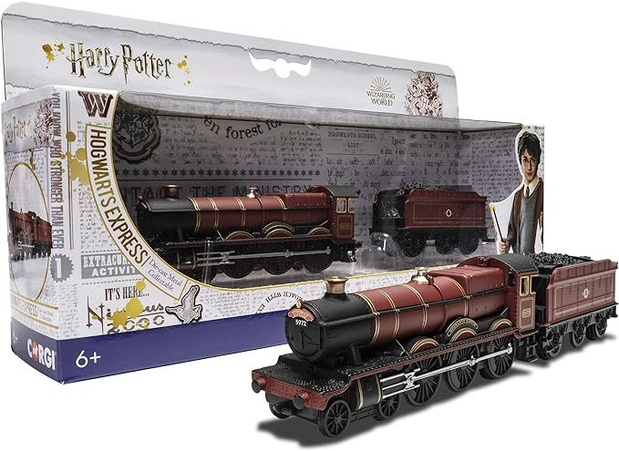 Corgi Harry Potter Hogwarts Express 1:100 Diecast Display Train Model CC99724 Red & Black | Amazon (US)