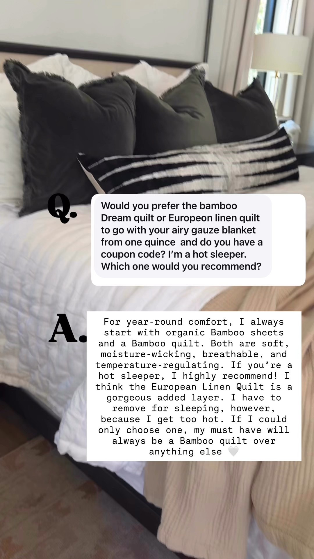 Love my @quince bedding! Organic Bamboo will trump everything at my house 🏡

#LTKOver40 #LTKHome