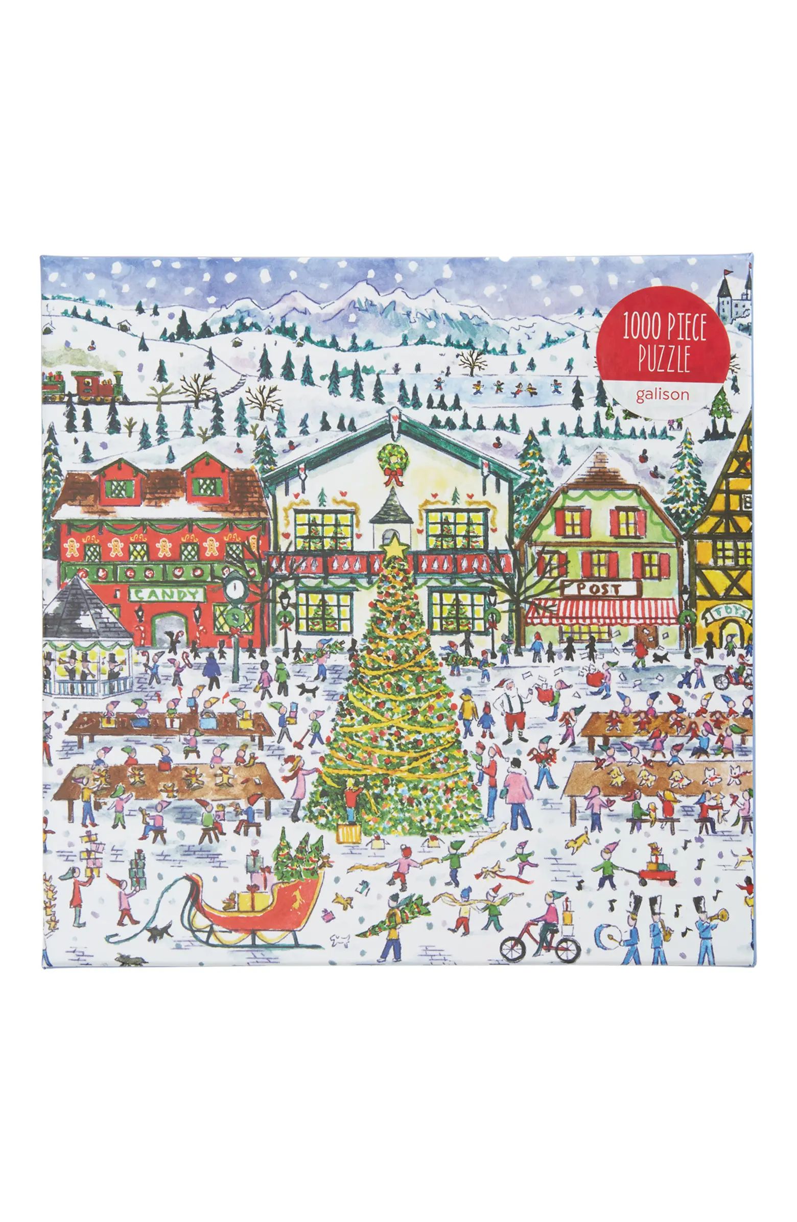 galison Michael Storrings Santa's Village 1000-Piece Puzzle | Nordstrom | Nordstrom