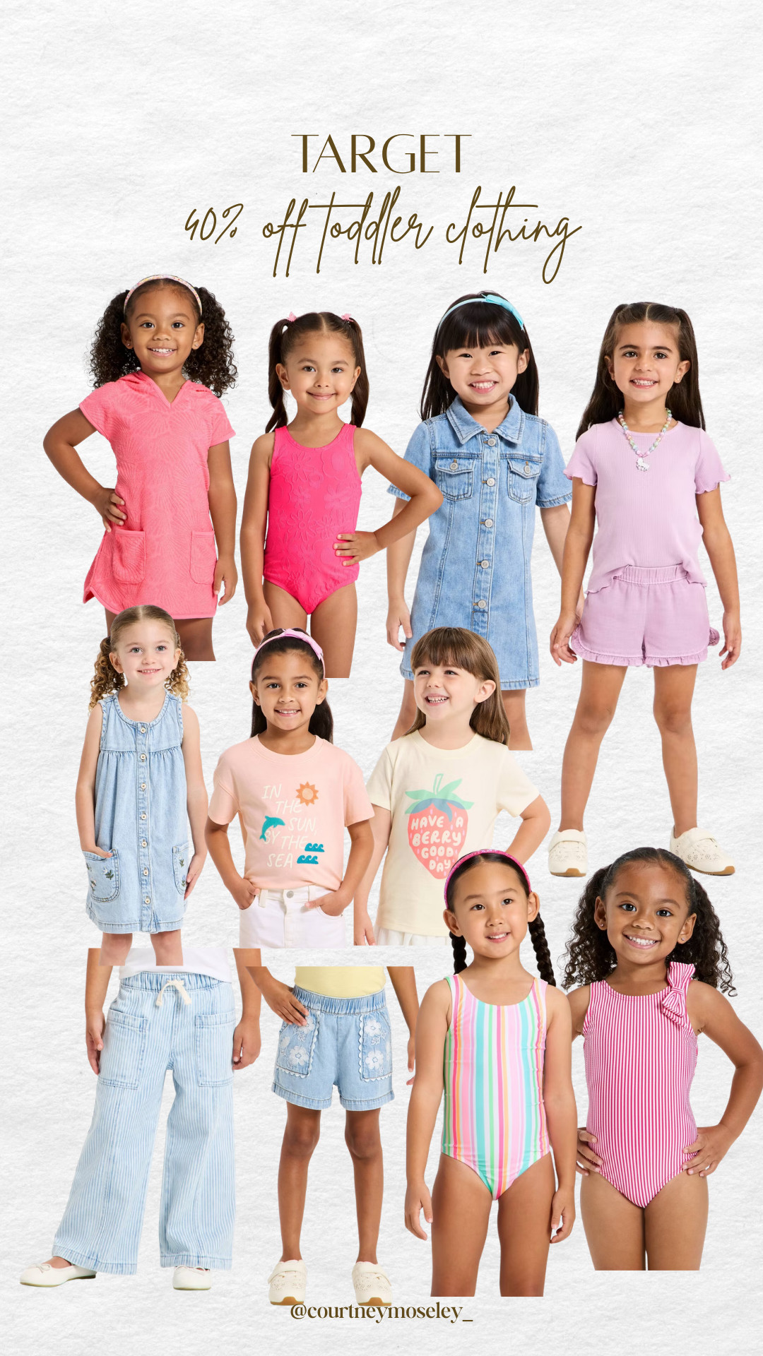 Target has 40% off toddler clothing today only! Grabbing the girls some swimsuits and summer clothes now!  

 #LTKootd #LTKSaleAlert #LTKKids
