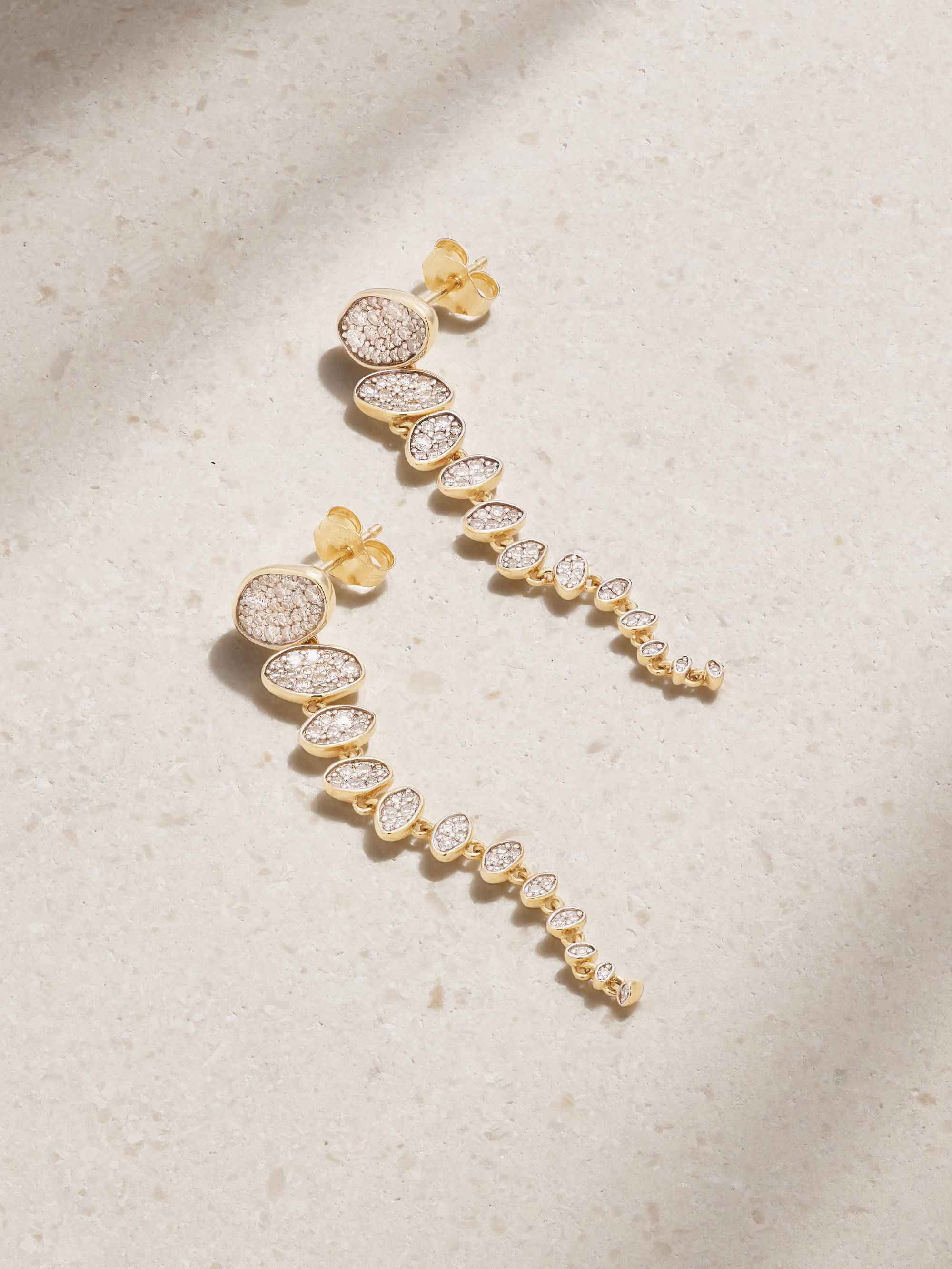 14-karat recycled gold diamond earrings | NET-A-PORTER (UK & EU)