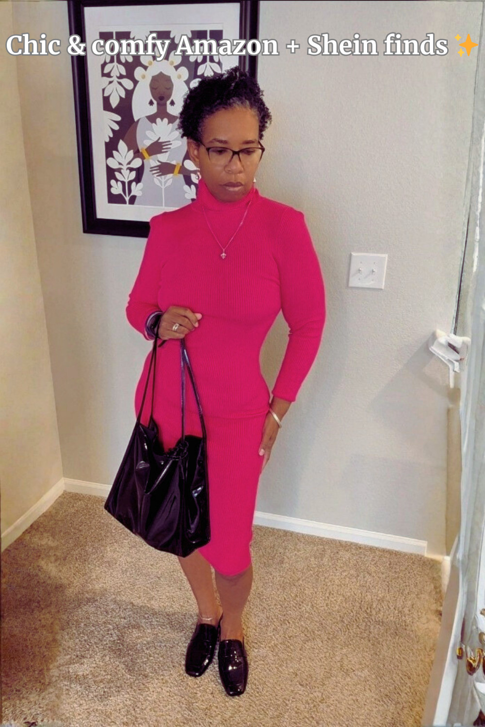 Chic and comfy Amazon outfit inspiration curated by a Black creator. Shop this look and more on my LTK page! #AmazonFashion #LTKStyle #BlackWomenStyle #OOTDInspo #AmazonFinds 

 #LTKValentine #LTKgrwm #LTKOver40