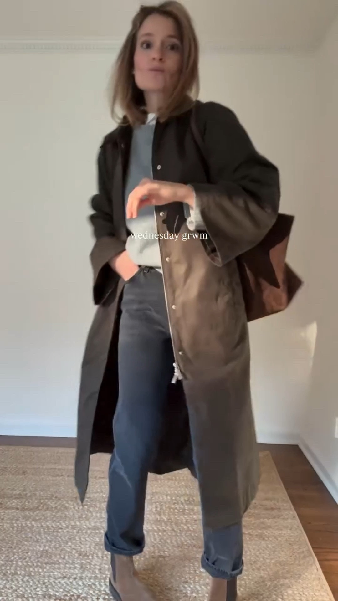 wednesday look 🖤 love pairing washed black, heather grey and this forest green together! 

Alex Mill Nottingham Sweater was one of my best sellers during the Black Friday weekend and for good reason. This is such a beautifully crafted knit sweater with such amazing detail. Warm and soft. • AYR Half Day Top. Throwing on a long sleeve because it’s so cold here. This is one of my very favorite white long sleeves. I wear it own it’s own a ton but needed the sweater today. • AGOLDE 90’s in black denim are a new winter obsession. • Totem coat is a crazy price point so I’m adding some alts I think are also beautiful and much more reasonable. Honestly I needed to order or see what the hype was about. It’s pretty darn good  


Sizing notes: Sweater: wearing a size small, jeans: run tts in a 25, boots: wearing the medium width in 37 (I find they run tts). White long sleeve: wearing a small. Sweater: wearing a size small Coat: I had nothing to do with the price, but linking a few similar looks! I'm wearing a 32. 

✨ Comment links to shop 

❤️ Follow if you’re looking for easy everyday outfit inspiration! 

#grwm #ootd #outfitinspo #outfitoftheday #outfitideas #everydaystyle #ootd #fallstyle #falloutfitinspo #effortlessstyle #momstyle #classicstyle #closetstaples #styleblogger #realoutfitgram #fallfashion #outfitinspo #wardrobestaples #ootd  #realoutfitgram

#LTKgrwm #LTKSeasonal #LTKootd