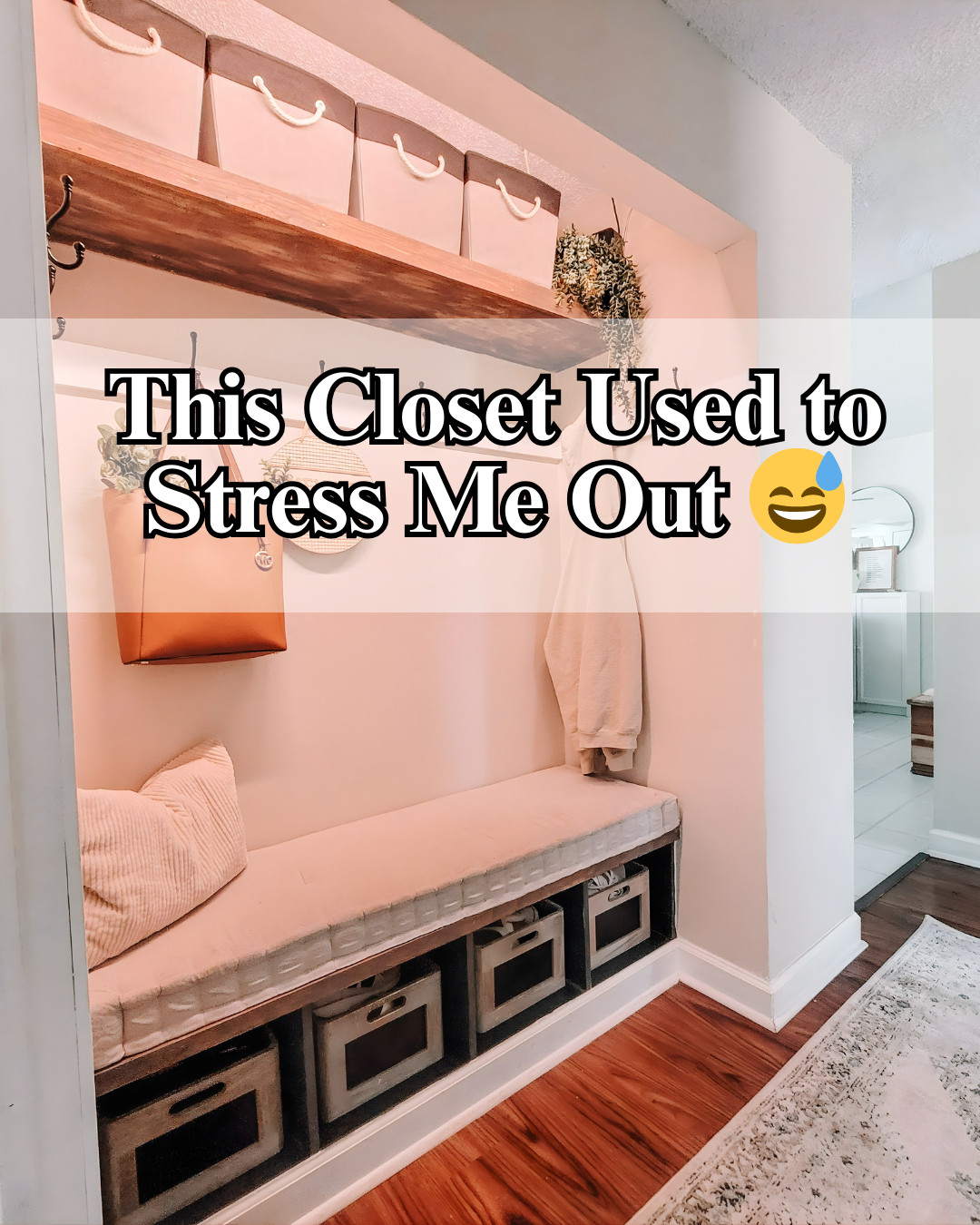 This closet stressed me out before… 😅➡️😍

Now it’s our favorite space.

✔️ Storage
✔️ Seating
✔️ Organized chaos

Save this for later 🏡
👉 Full makeover: https://simplemadepretty.com/turn-a-closet-into-a-mud-room/

#HomeMakeover #MudroomDIY #BeforeAfter 

 #LTKHome