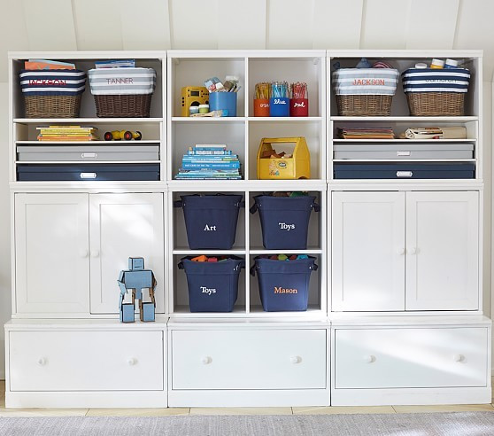 Cameron Creativity Storage System with Drawer Bases | Pottery Barn Kids
