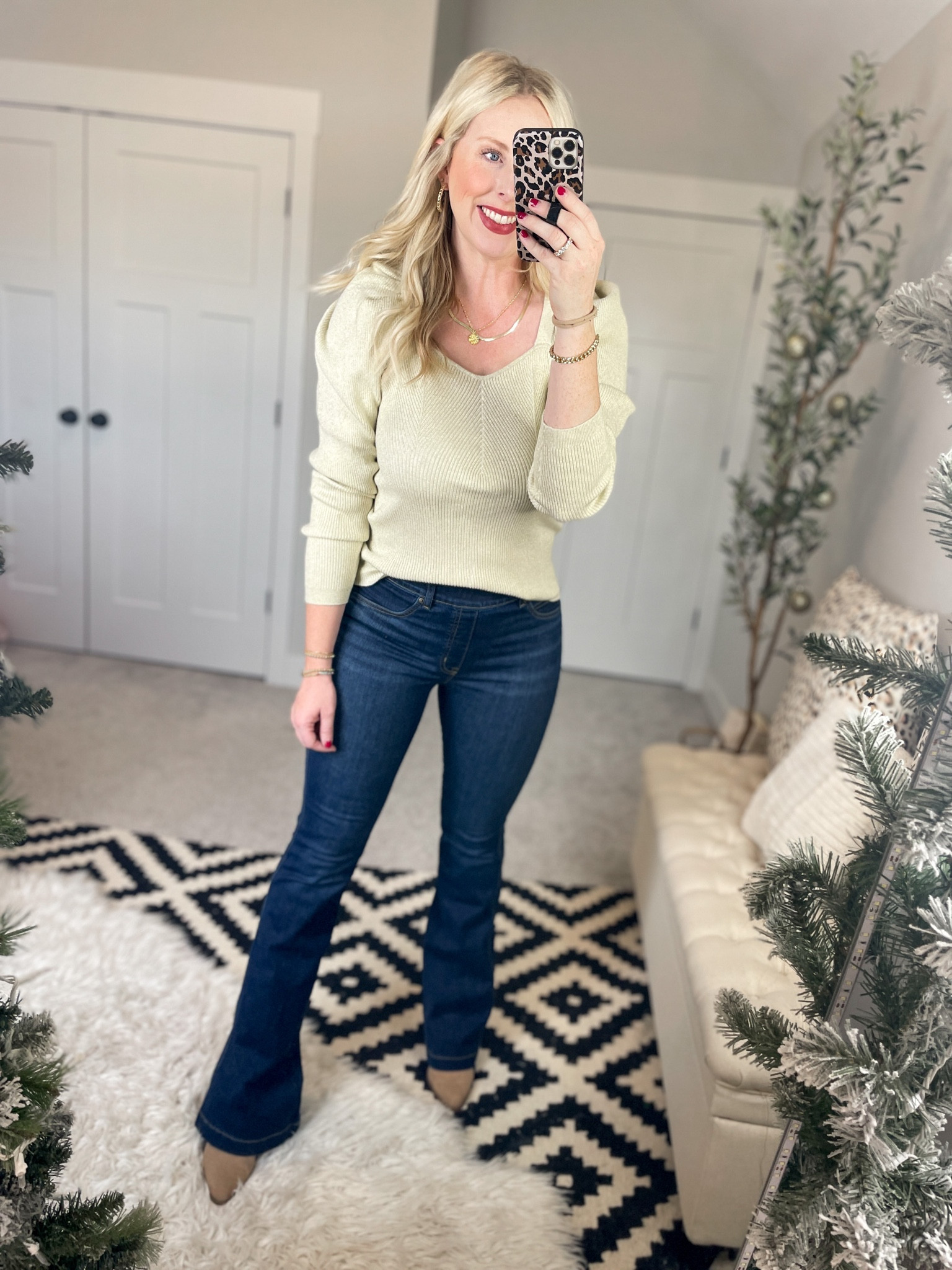 Weekend Walmart wins try on 
Puff sleeve sweater- medium

#LTKHoliday #LTKunder50 #LTKstyletip