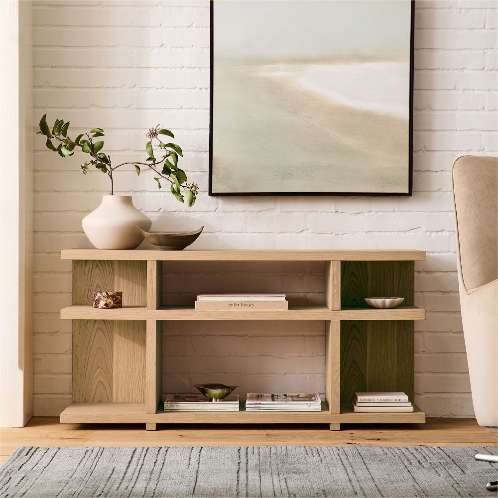 Wallace Modular Low Shelf Unit (52"–72") | West Elm (US)