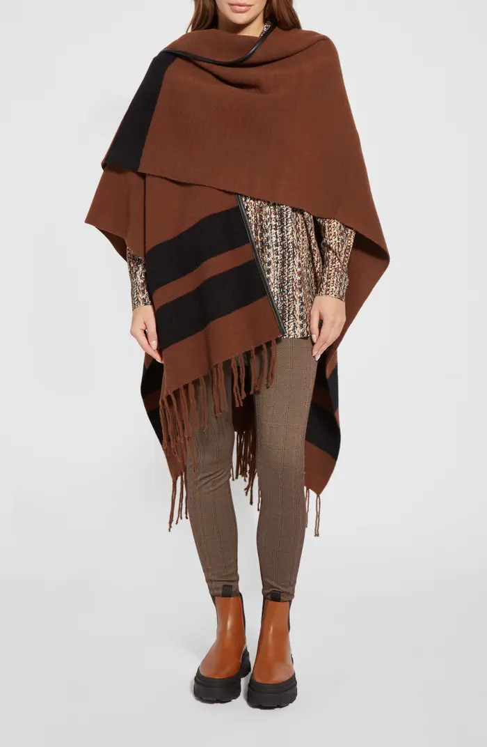 Lysse Stripe Knit Ruana | Nordstromrack | Nordstrom Rack