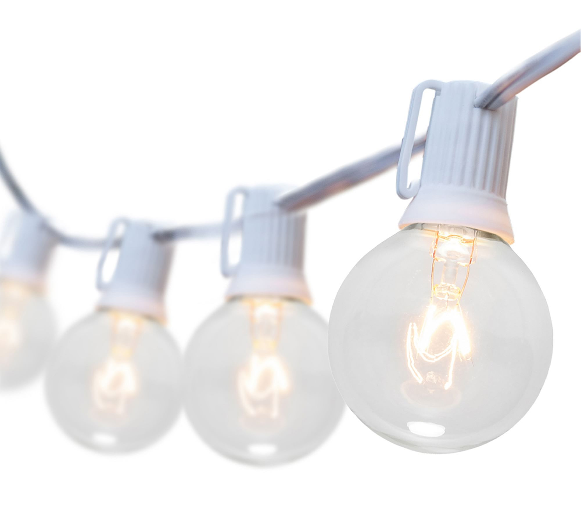 Clear Incandescent Globe String Lights - 25' | Pottery Barn (US)