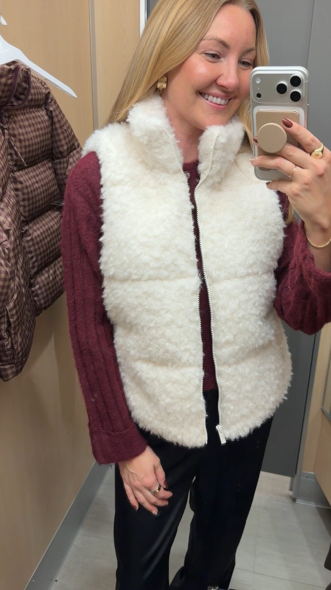 Cute Sherpa vest 

#LTKGiftGuide #LTKSaleAlert #LTKHoliday