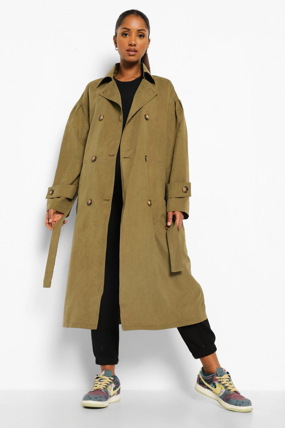 Maternity Classic Trench Coat | Boohoo.com (UK & IE)
