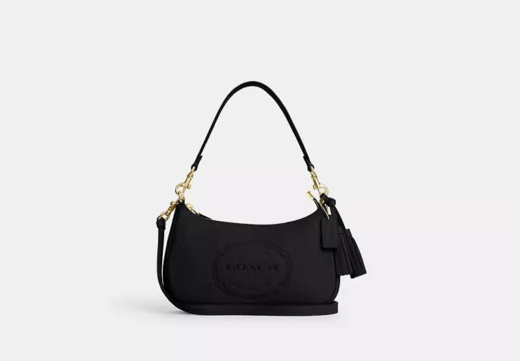 Teri Shoulder Bag With Coach Heritage | Coach Outlet US
