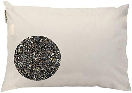 Beans72 Organic Buckwheat Pillow - Japanese Size (14 inches × 20 inches) Made in USA | Amazon (US)