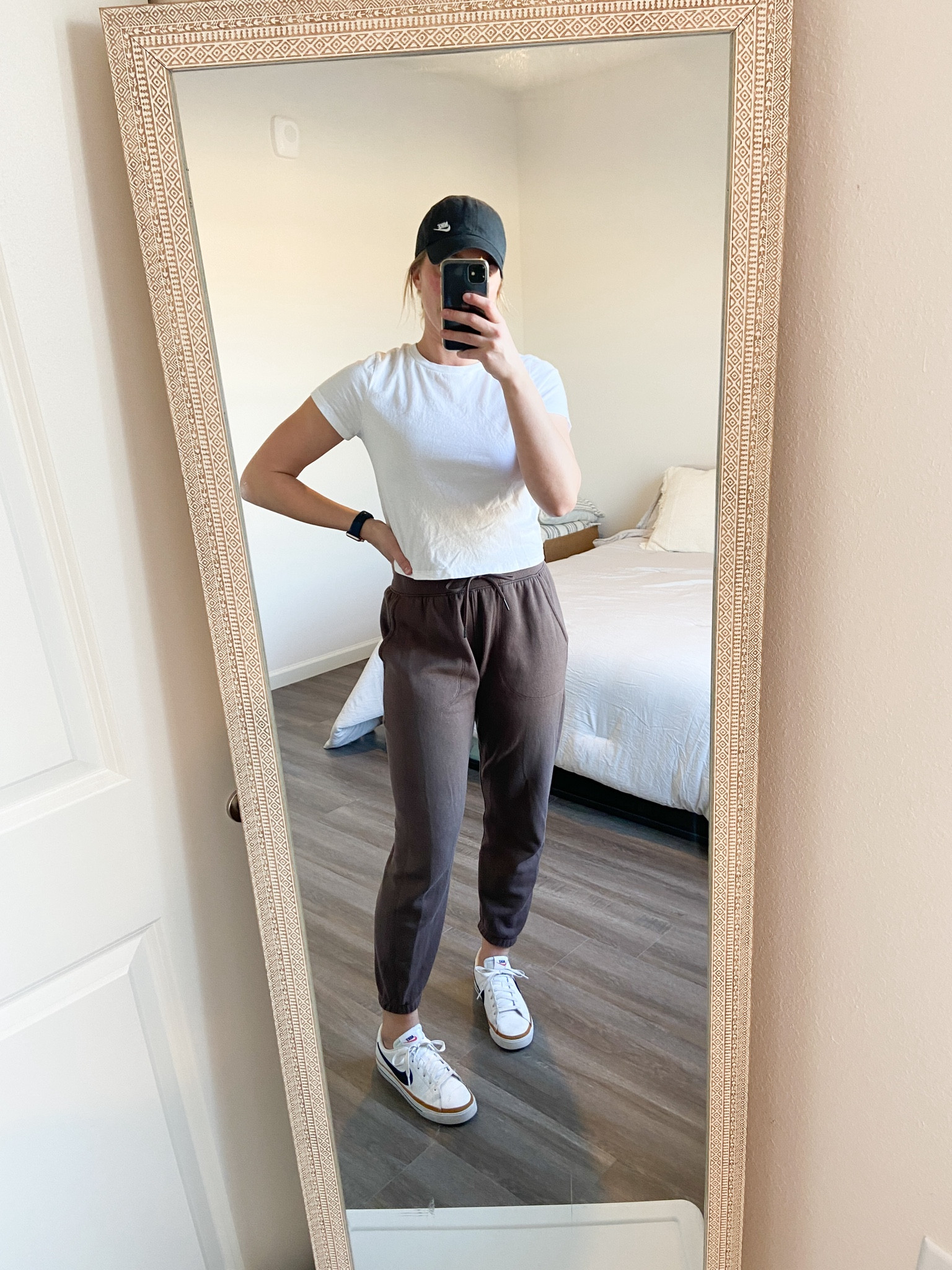 Joggers and t-shirt are on sale at Target right now! 
I wear a small in the bottoms and size 8 in the shoes 

loungewear | fall outfit | fall fashion | fall style#LTKCyberWeek 

#LTKsalealert #LTKstyletip