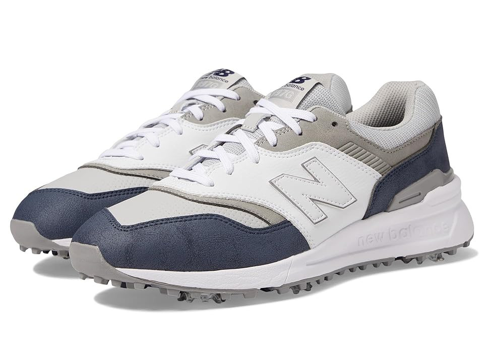 New Balance Golf 997 Golf Shoes Men's Shoes Navy/White : 14 EE - Wide, Leather/Synthetic | Zappos