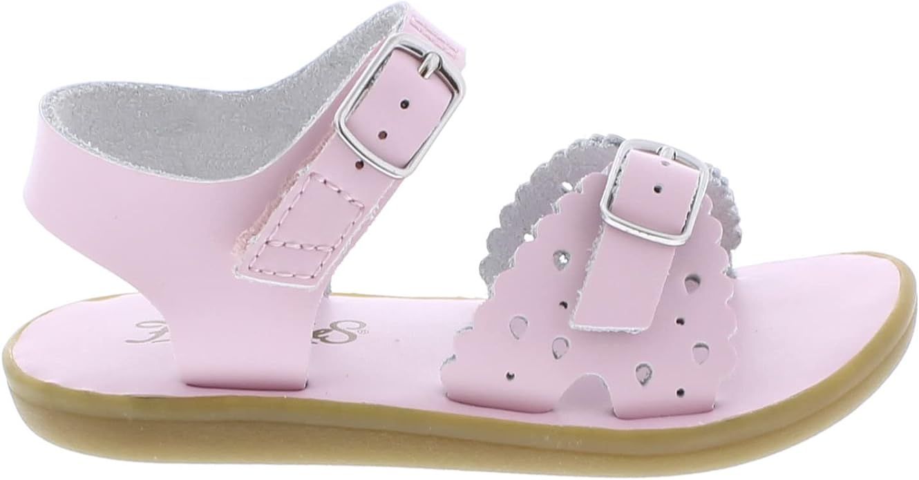 FOOTMATES Baby-Girl's Eco-Ariel (Infant/Toddler/Little Kid) Flat Sandal | Amazon (US)