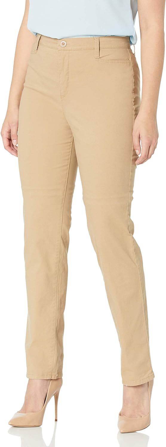 Gloria Vanderbilt Women's Amanda Refined Trouser Pant | Amazon (US)