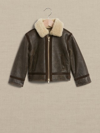 Shearling Aviator Jacket for Toddler | Banana Republic (US)