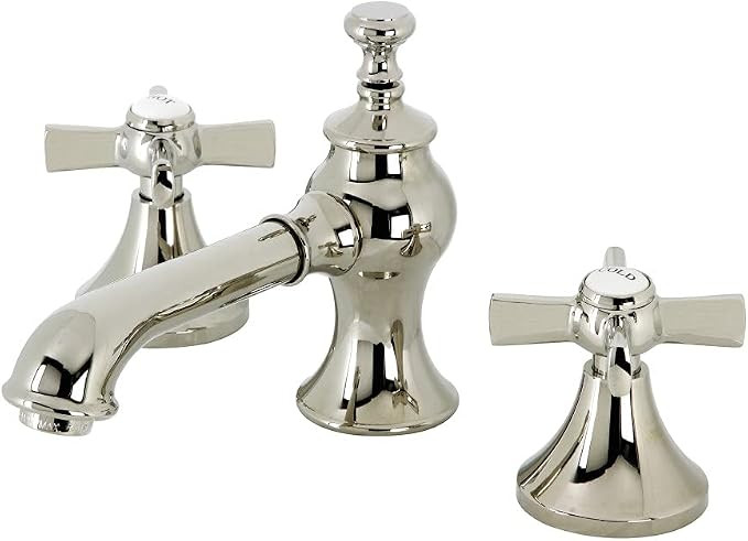 Kingston KC7066ZX Widespread Bathroom Faucet, Polished Nickel | Amazon (US)