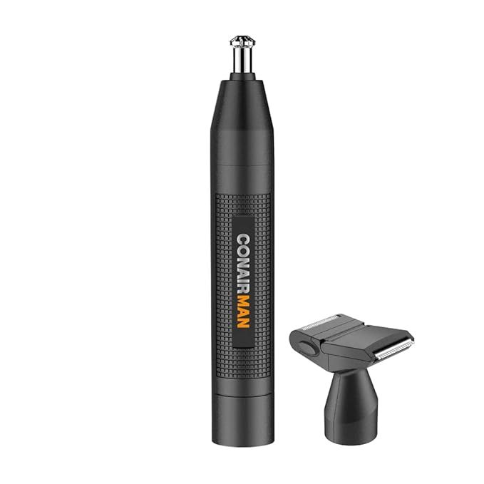 ConairMan Nose Hair Trimmer for Men, For Nose, Ear, and Eyebrows, Patent 360 Bevel Blade for No P... | Amazon (US)