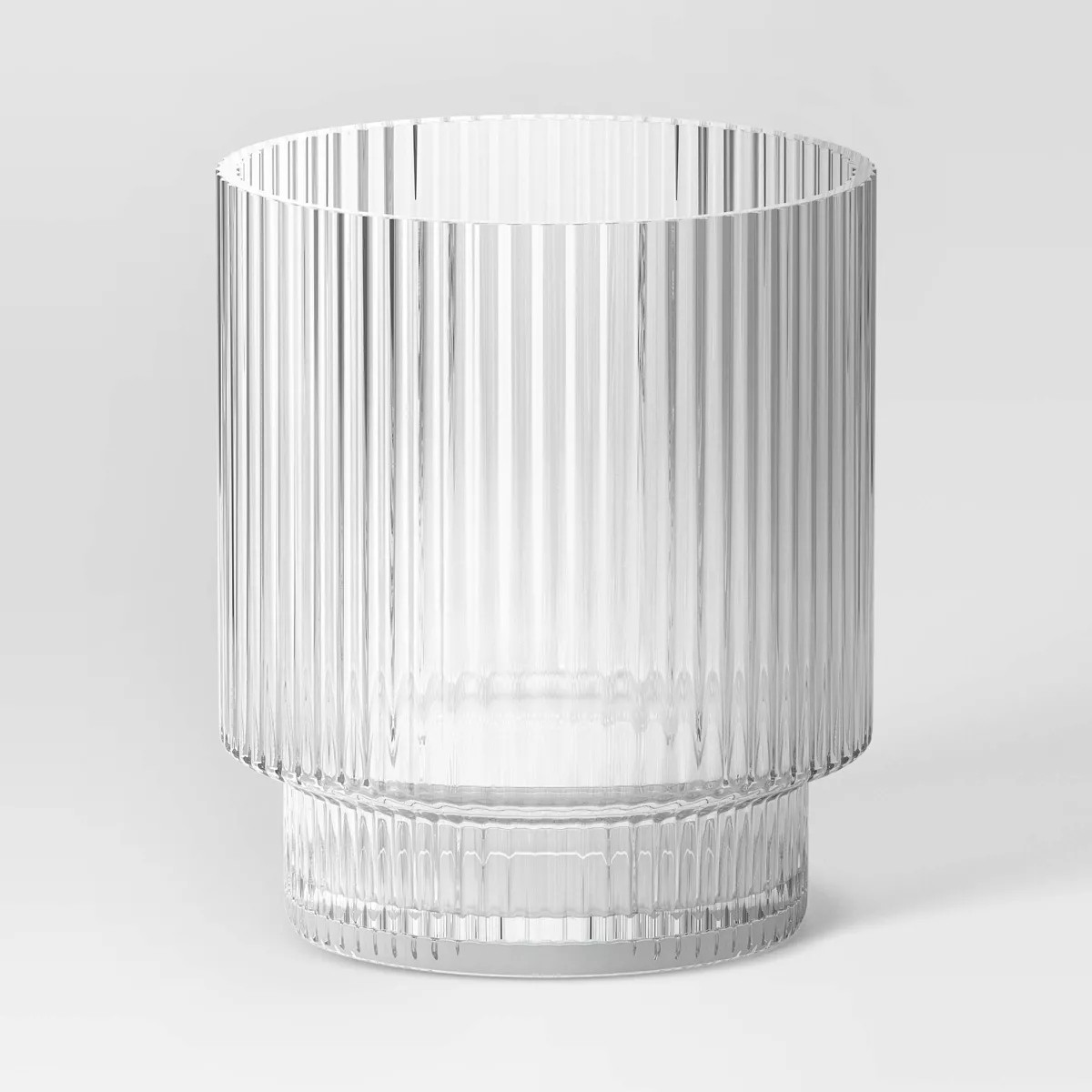 8.4oz Glass Ribbed Cassin Short Tumbler - Threshold™ | Target