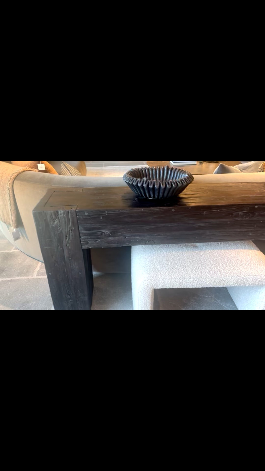 Organic console, chic textured ottoman, and sculptural vases — the perfect behind-the-sofa moment.
#livingroominspo #interiordesign #behindthesofa #organicmodern #sculpturaldecor #homestyling

#LTKHoliday #LTKHome #LTKGiftGuide