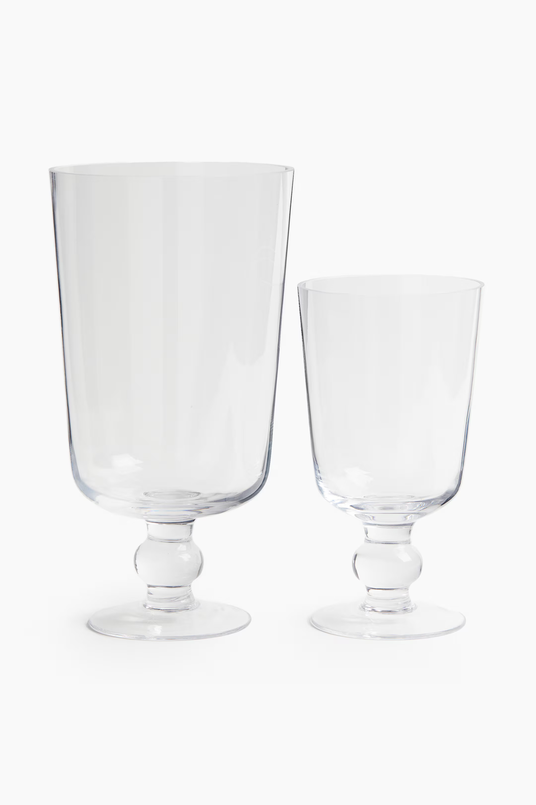 Large Footed Glass Vase | H&M (US + CA)