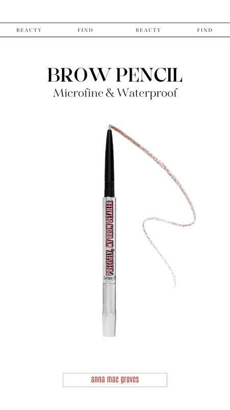 I have found a new beauty favorite! This microfine waterproof brow pencil makes the perfect hair strokes. 

#LTKOver40 #LTKBeauty